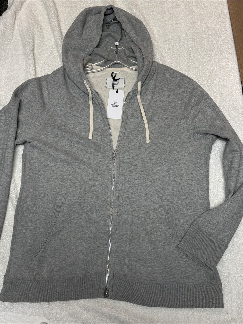 MIDWEIGHT TERRY RELAXED ZIP HOODIE